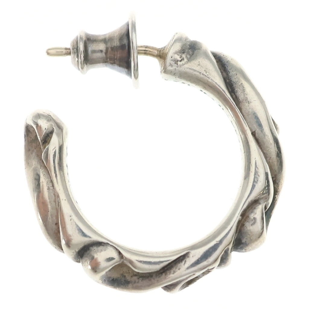CHROME HEARTS(クロムハーツ) HOOP SCROOL スクロール フープピアス シルバー BCA102
