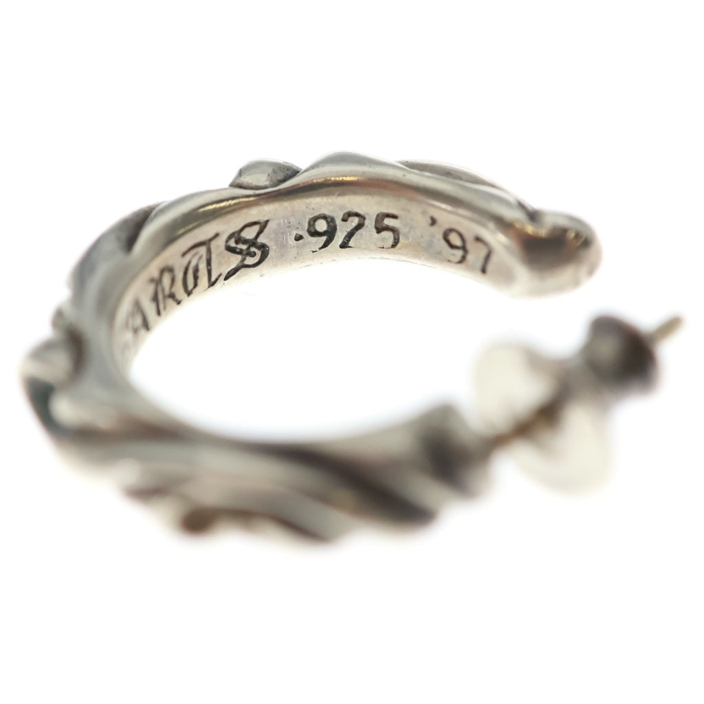 CHROME HEARTS(クロムハーツ) HOOP SCROOL スクロール フープピアス シルバー BCA102