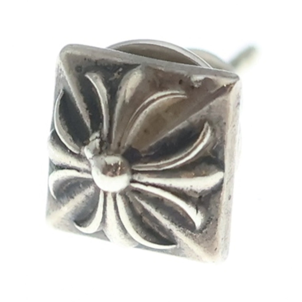 CHROME HEARTS(クロムハーツ) ピラミッドプラススタッドピアス 925/14K シルバー