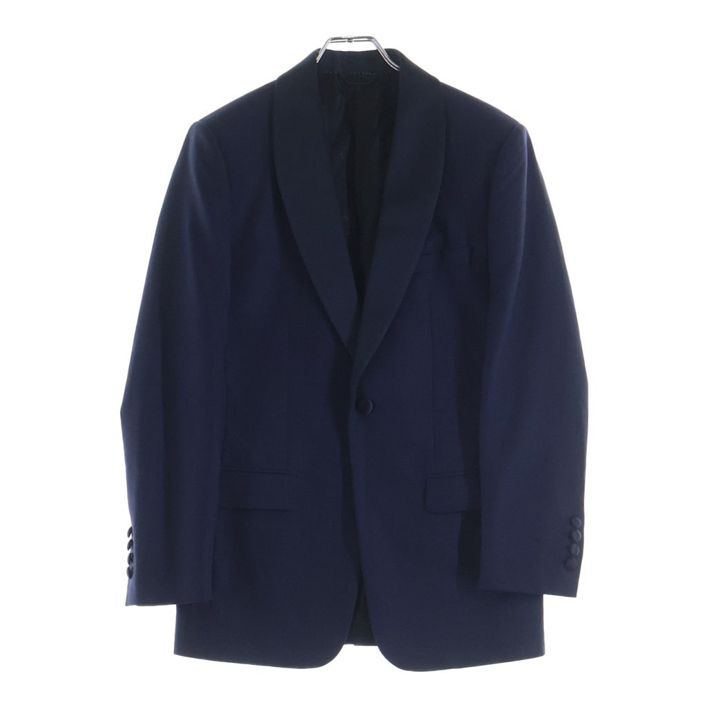 Christian Dior(クリスチャンディオール) ウール タキシードジャケット スラックス セットアップ テーラードジャケット スーツ #44R ネイビー レディース