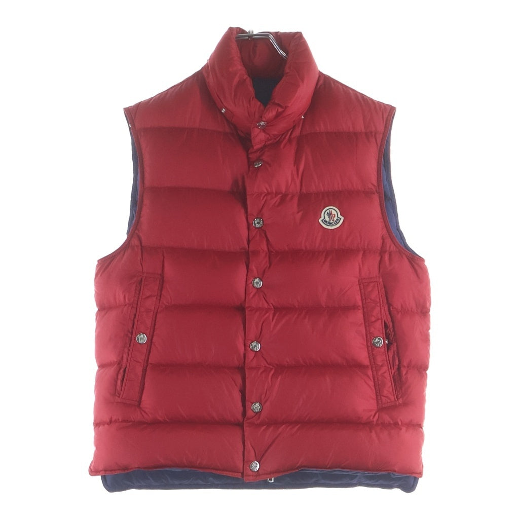 MONCLER(モンクレール) BILLECART ビルカート ナイロン ダウンベスト #2 レッド/ブルー E20914338649