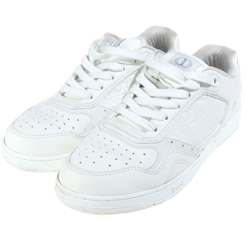 Christian Dior(クリスチャンディオール) オブリーク B27 アップタウン ロートップスニーカー ローカット シューズ エンボスロゴ レザー ホワイト 3SN272ZAY_H000