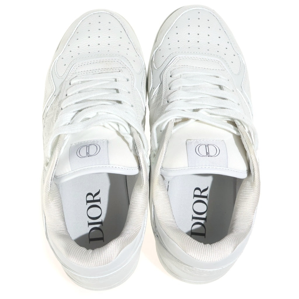 Christian Dior(クリスチャンディオール) オブリーク B27 アップタウン ロートップスニーカー ローカット シューズ エンボスロゴ レザー ホワイト 3SN272ZAY_H000