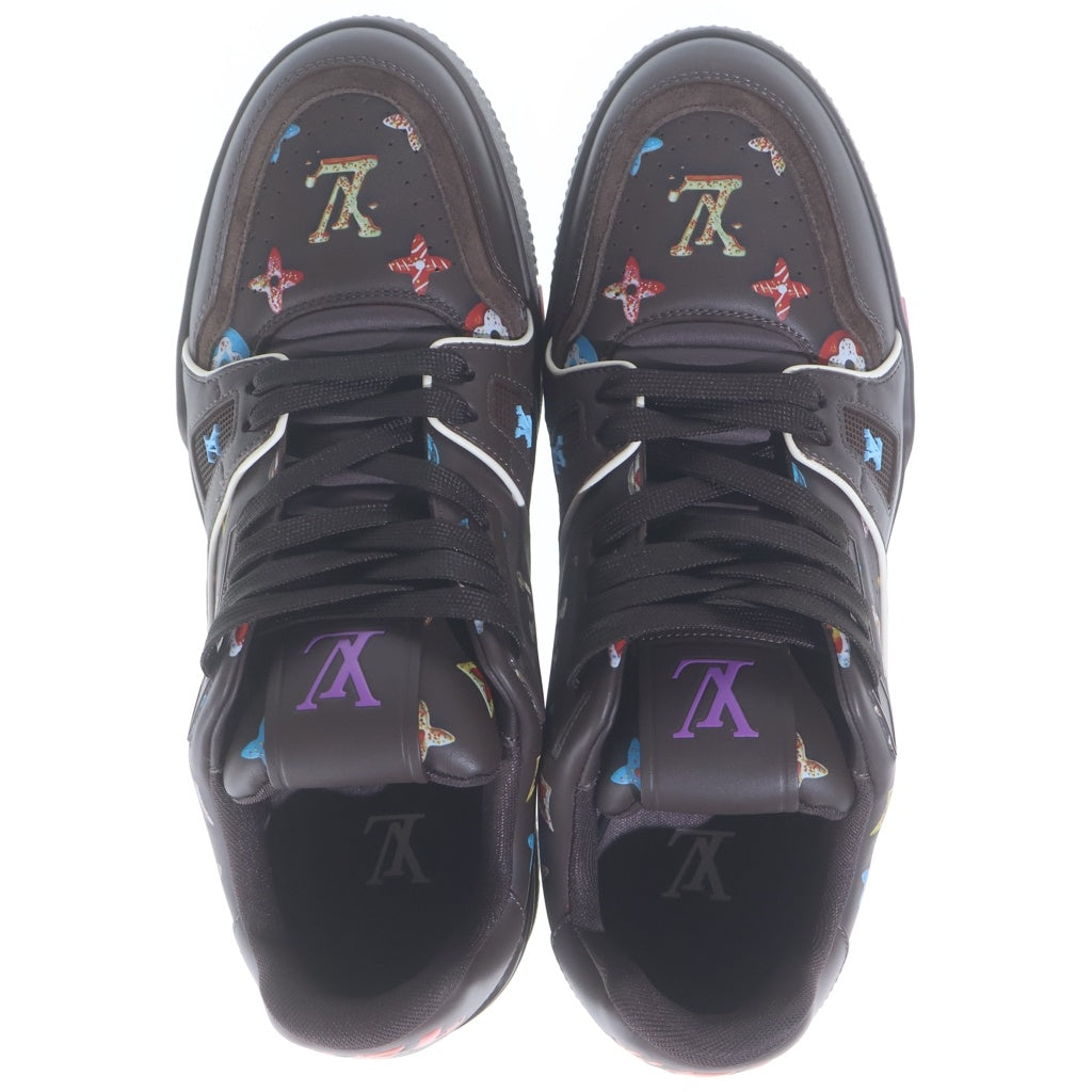 LOUIS VUITTON(ルイヴィトン) 26SS LV Trainer Sneaker モノグラム・ドーナツ LVトレイナー ローカットスニーカー レザーシューズ ブラウン 1AJWFU