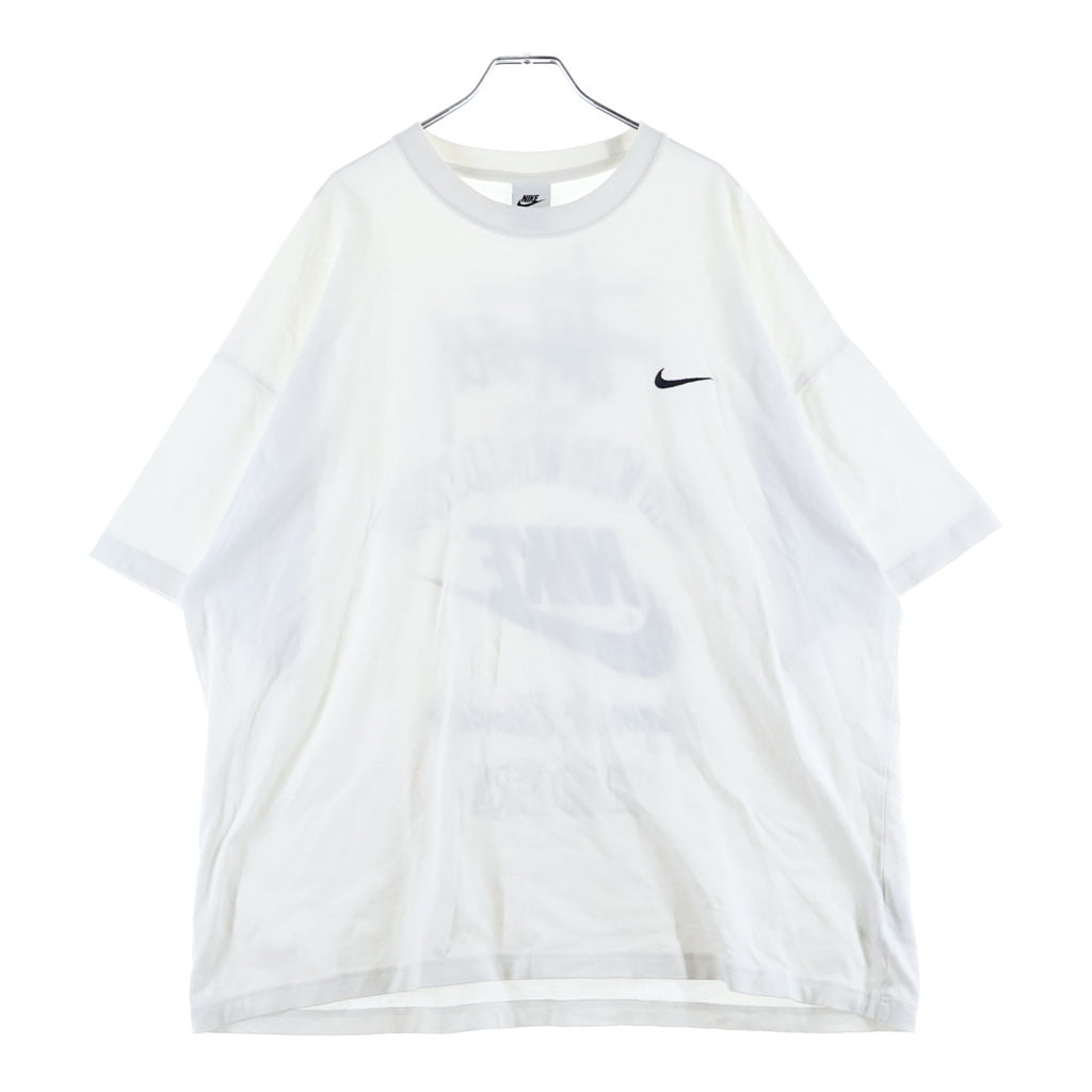 NIKE(ナイキ) ×STUSSY バックプリント コットン 半袖 Tシャツ カットソー #XXL ホワイト DV1774-100