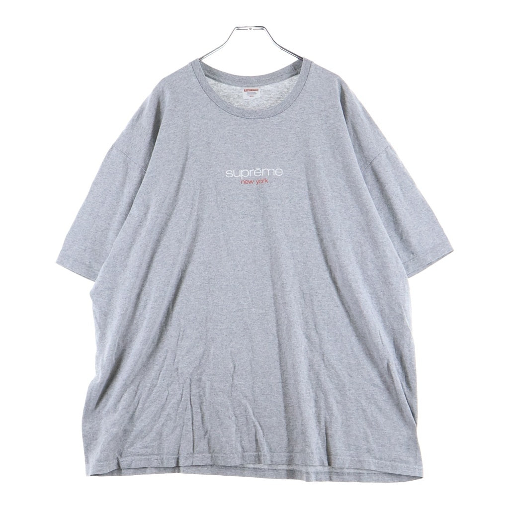 SUPREME(シュプリーム) クラッシックロゴ コットン 半袖 Tシャツ カットソー #XXL グレー