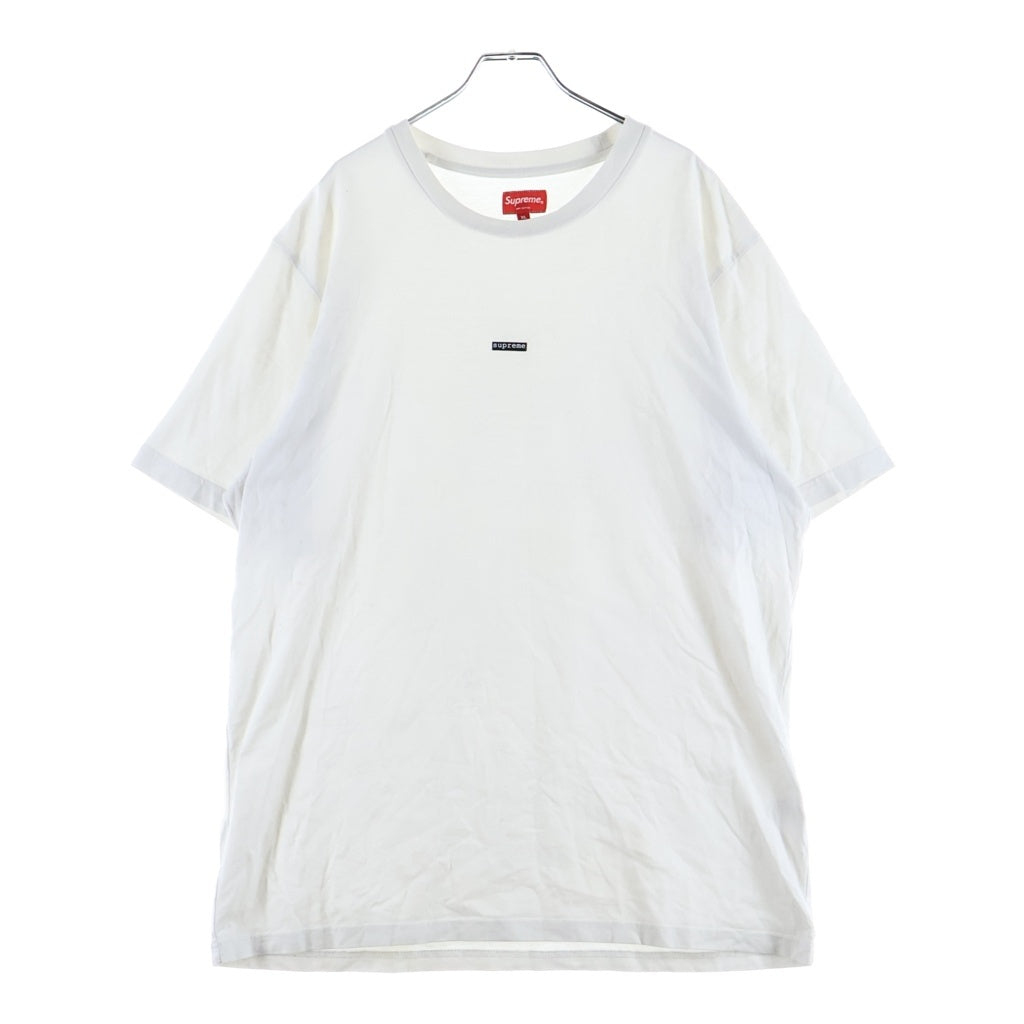 SUPREME(シュプリーム) ワンポイントロゴ コットン 半袖 Tシャツ カットソー #XXL ホワイト