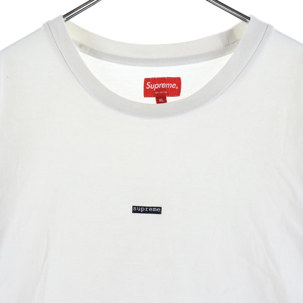 SUPREME(シュプリーム) ワンポイントロゴ コットン 半袖 Tシャツ カットソー #XXL ホワイト