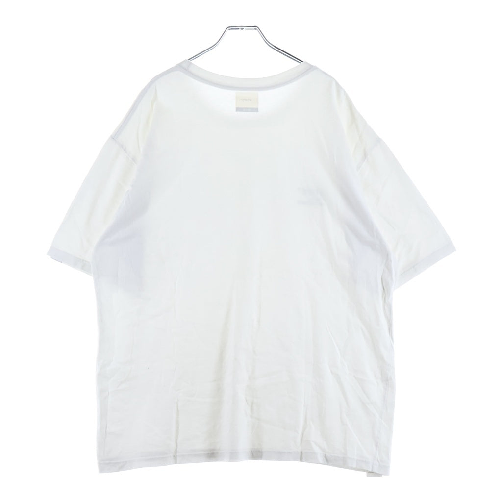 WTAPS(ダブルタップス) ワンポイントロゴ コットン 半袖 Tシャツ カットソー #XXL ホワイト