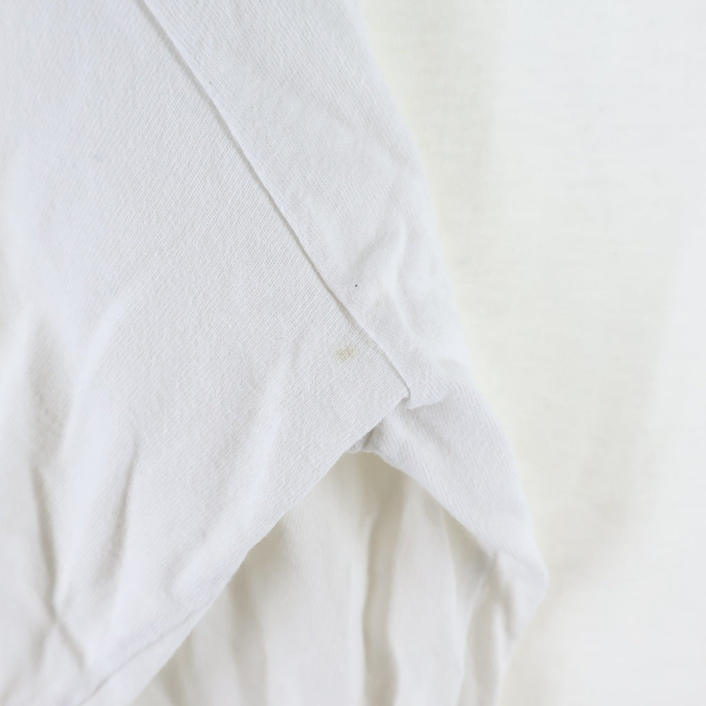WTAPS(ダブルタップス) ワンポイントロゴ コットン 半袖 Tシャツ カットソー #XXL ホワイト
