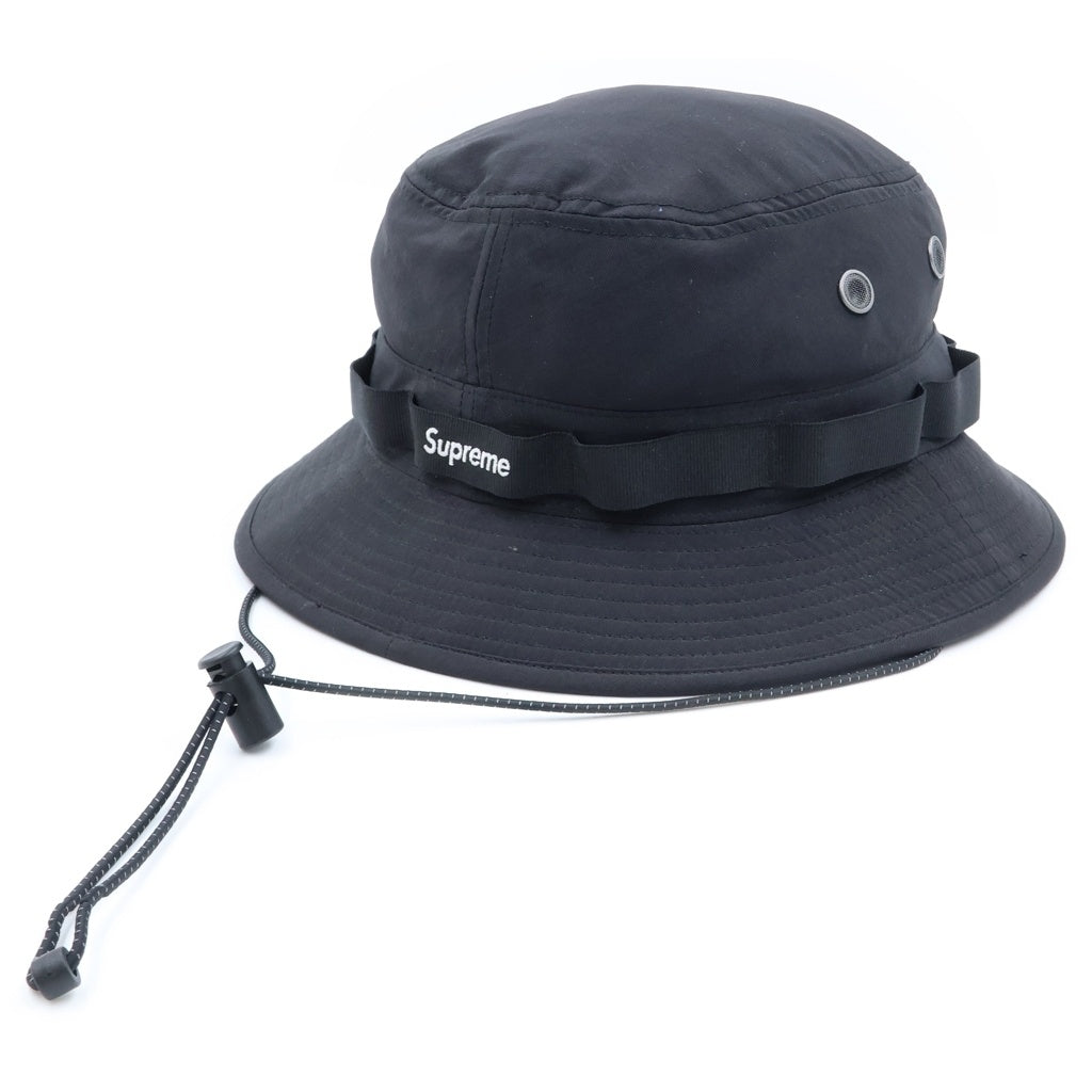 SUPREME(シュプリーム) Trekking Crusher トレッキングクラッシャー ナイロン バケットハット バケハ 帽子 #L ブラック NN022501