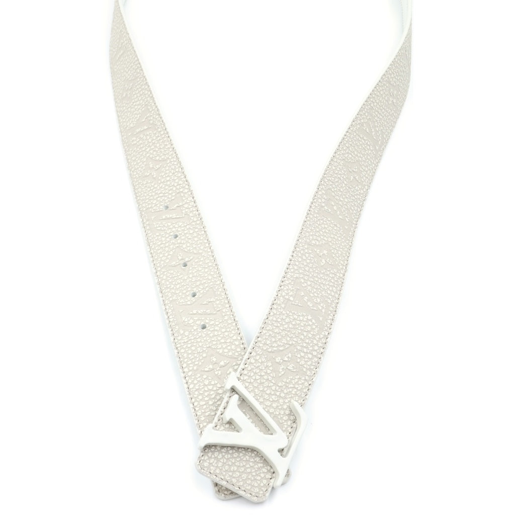 LOUIS VUITTON(ルイヴィトン) LVシェイプ MNG クライミング 40MM ベルト ホワイト M0572 レディース