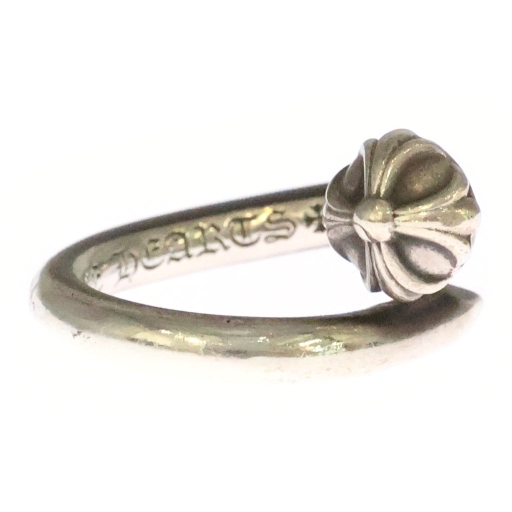 CHROME HEARTS(クロムハーツ) NAIL RING CROSS BALL ネイルリング クロスボール SV925 シルバー レディース