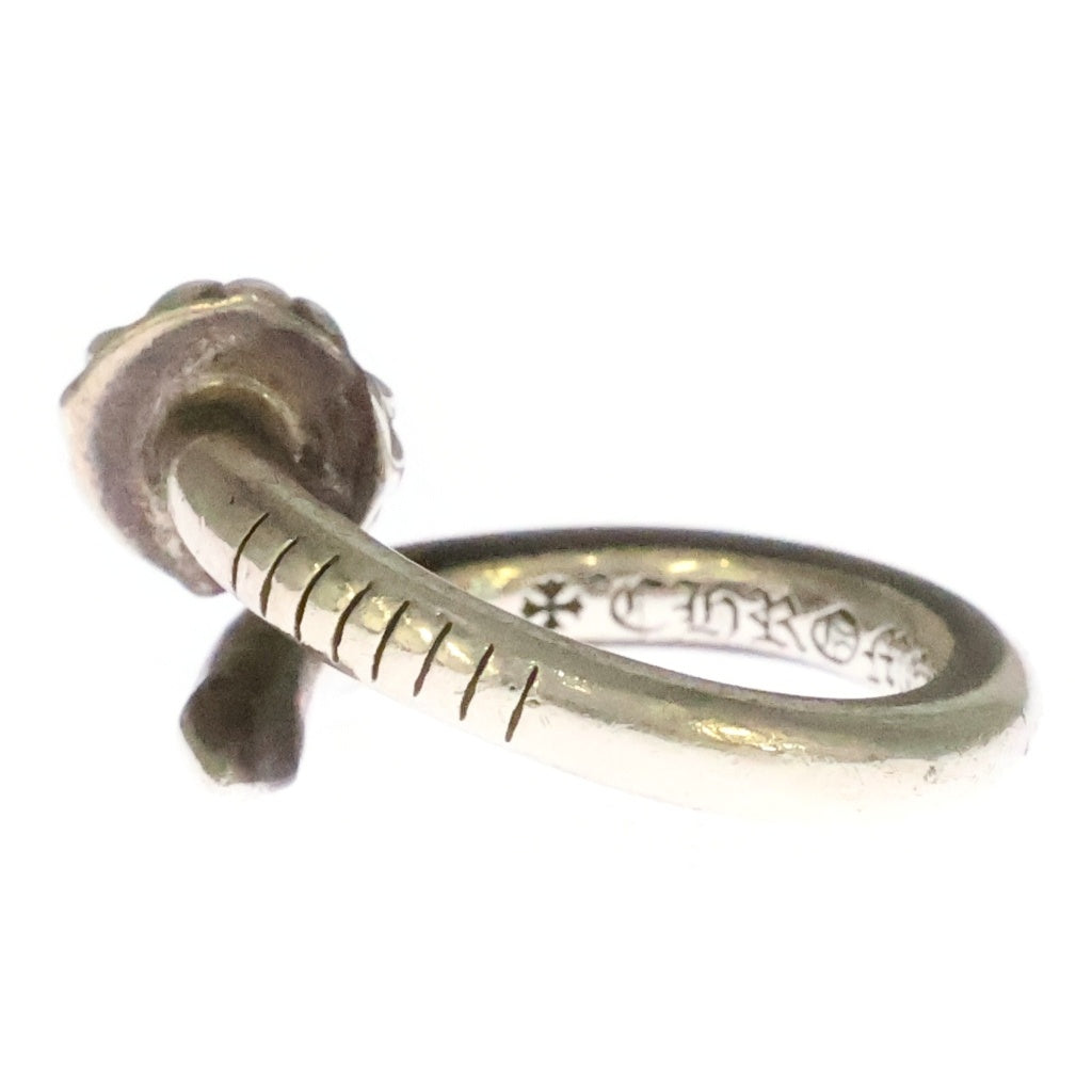 CHROME HEARTS(クロムハーツ) NAIL RING CROSS BALL ネイルリング クロスボール SV925 シルバー レディース