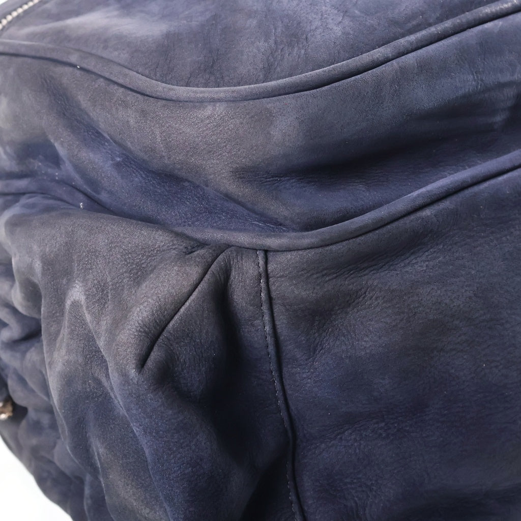 CHROME HEARTS(クロムハーツ) DIAPER BAG ダイパーバッグ ダガージップ スウェード ネイビー
