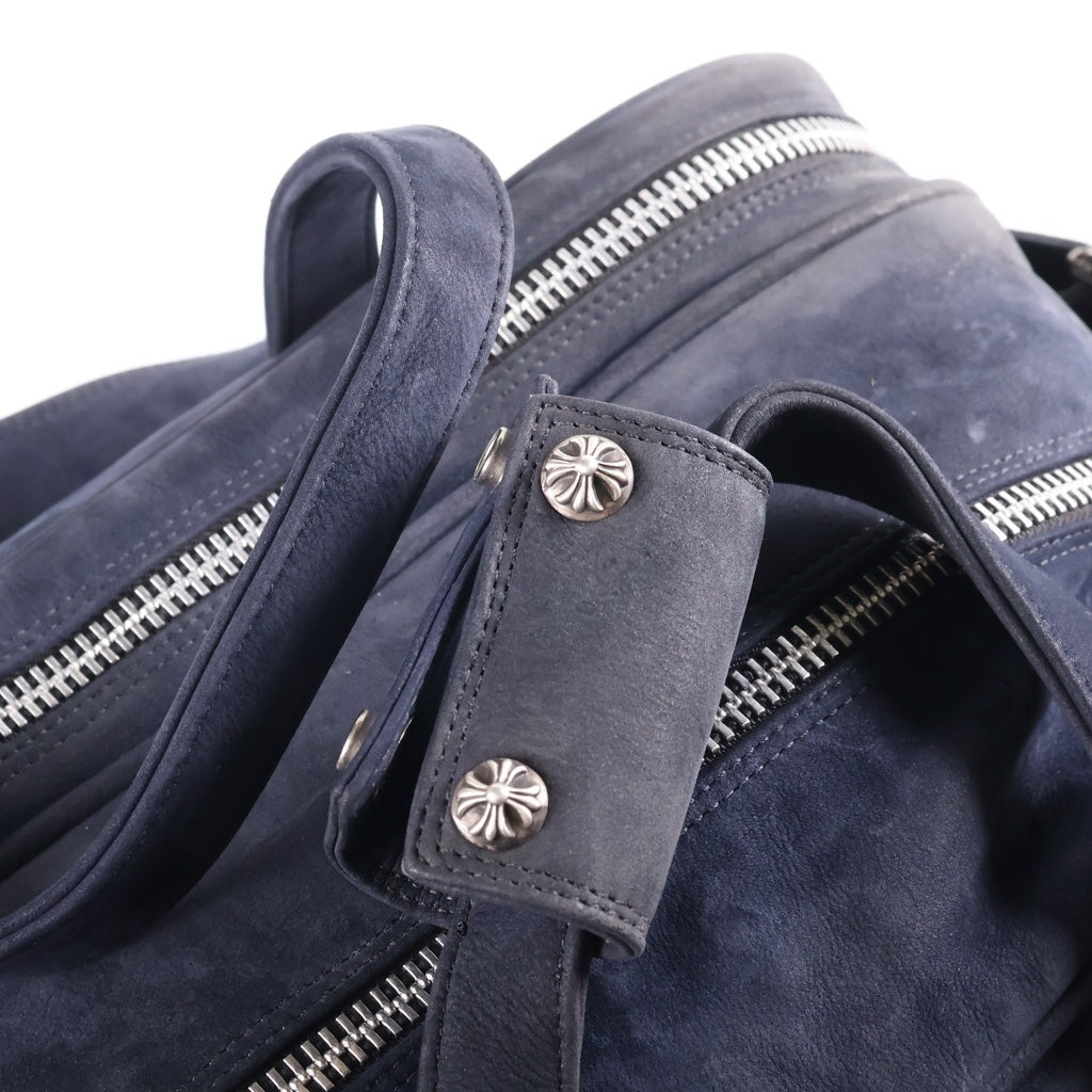 CHROME HEARTS(クロムハーツ) DIAPER BAG ダイパーバッグ ダガージップ スウェード ネイビー