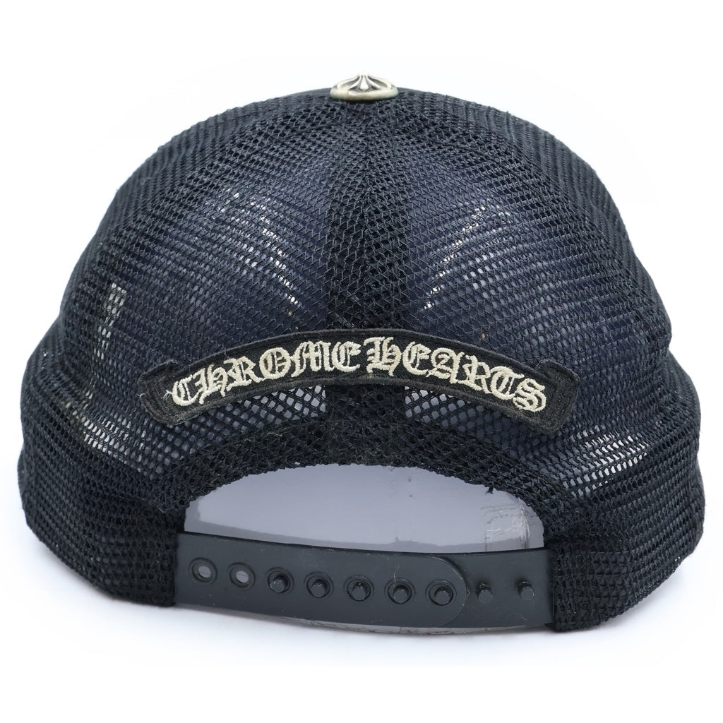 CHROME HEARTS(クロムハーツ) CEMETERY CROSS TRUCKER HAT セメタリークロストラッカー メッシュキャップ ブラック/マルチカラー
