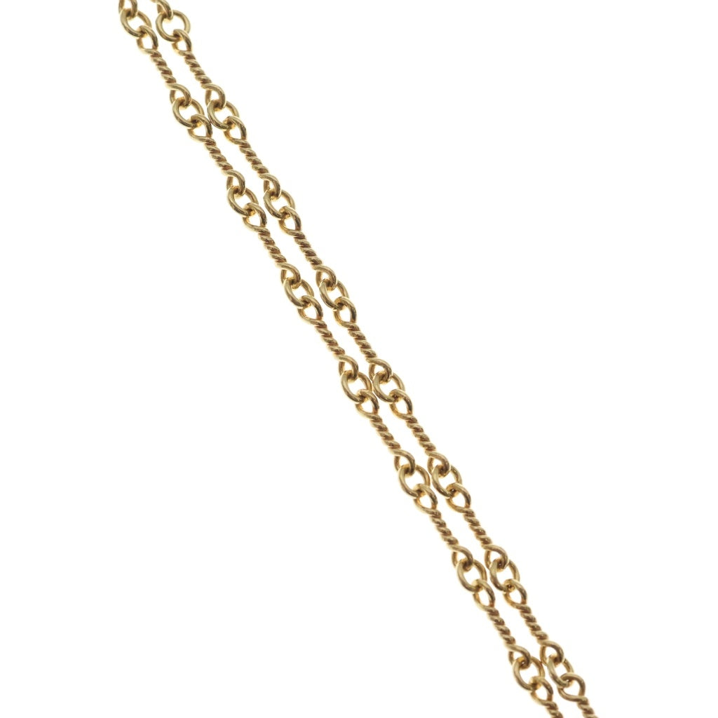 CHROME HEARTS(クロムハーツ) 22K NECKCHAIN T18 ツイストチェーンネックレス 18inch ゴールド BCA014