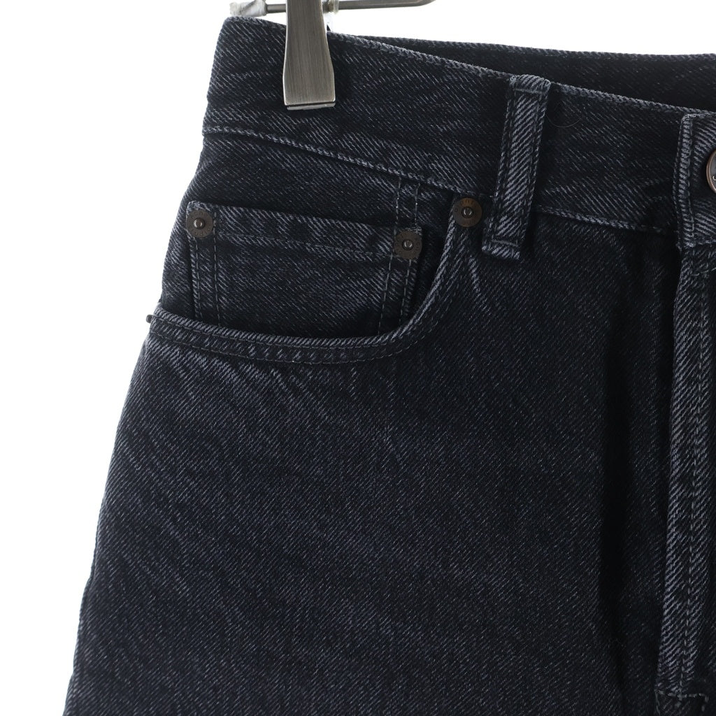Acne Studios(アクネ ストゥディオズ) ウォッシュデニム パンツ コットン ブラック レディース
