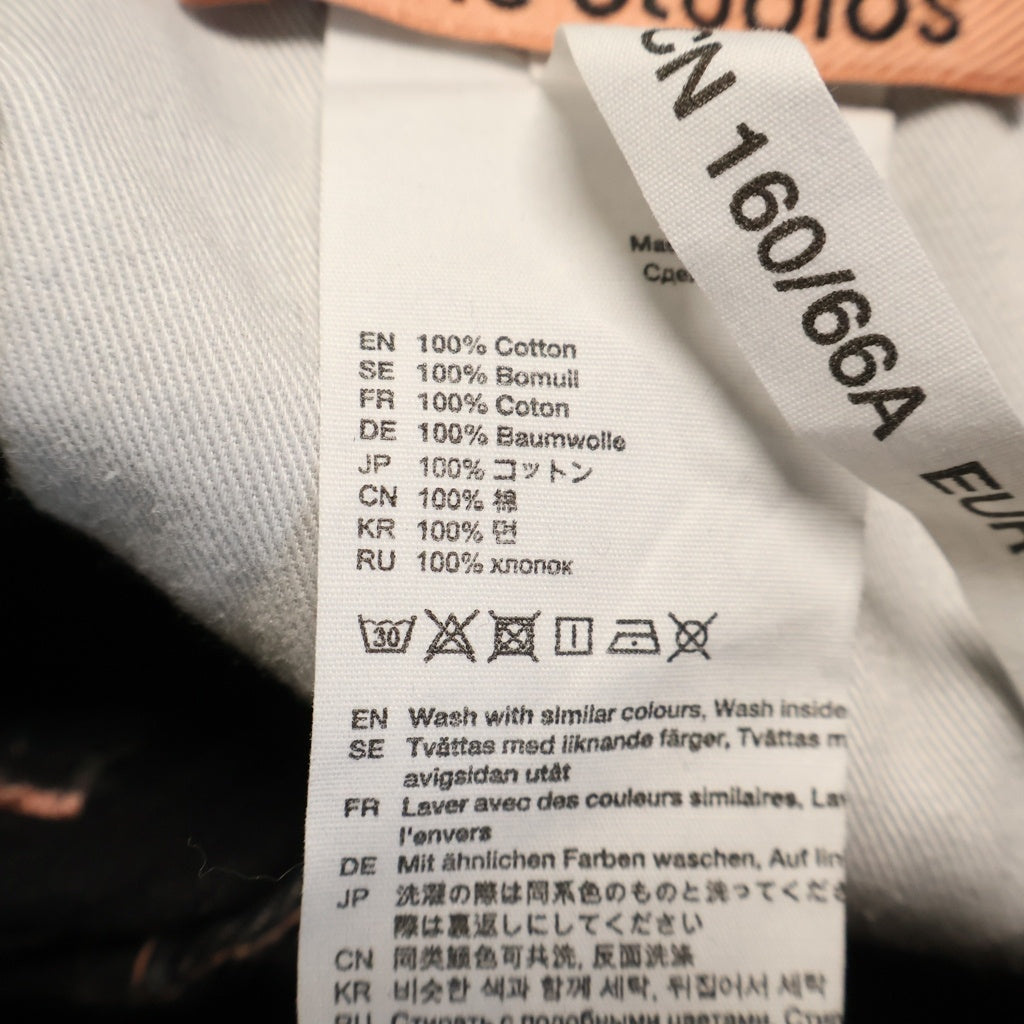 Acne Studios(アクネ ストゥディオズ) ウォッシュデニム パンツ コットン ブラック レディース