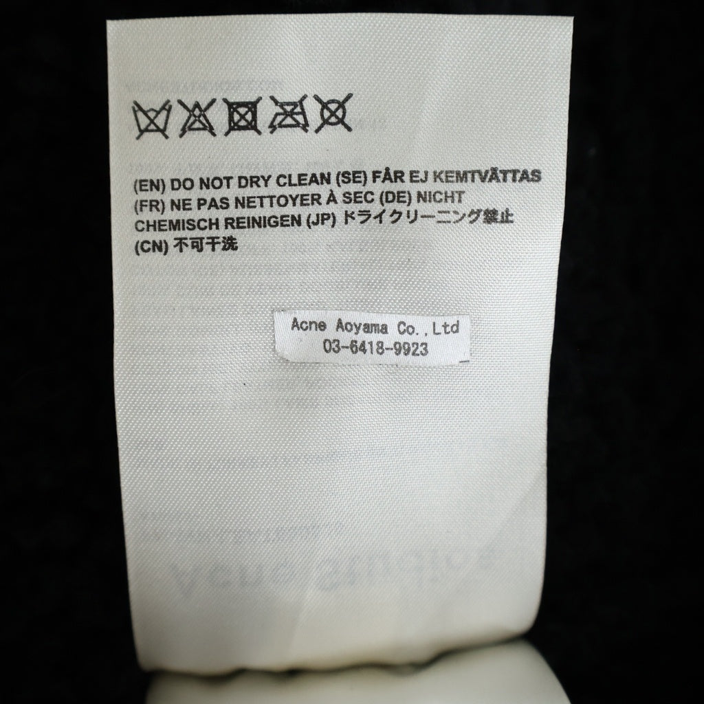 Acne Studios(アクネ ストゥディオズ) ムートンジャケット ボア レザー ブラック レディース