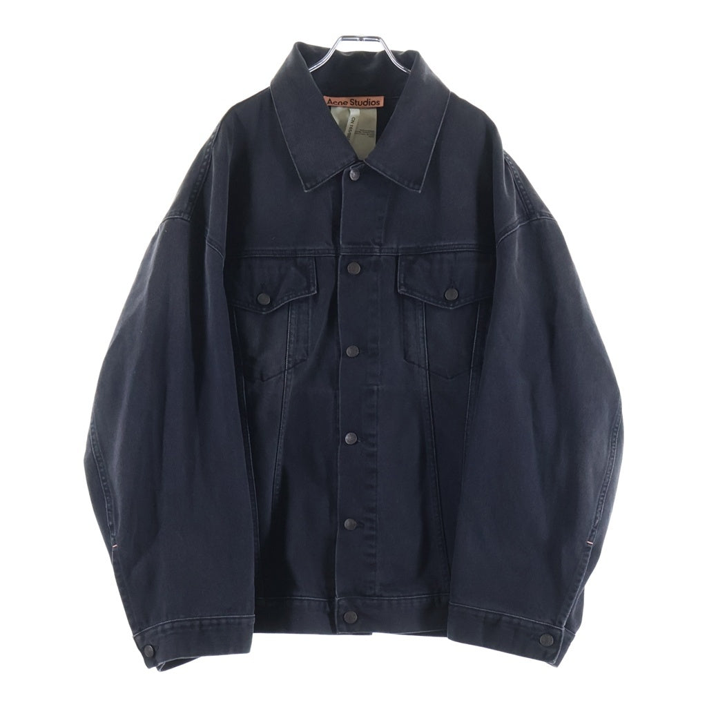 Acne Studios(アクネ ストゥディオズ) オーバーサイズ デニム ジャケット ブラック レディース