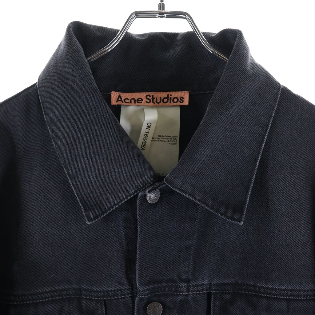 Acne Studios(アクネ ストゥディオズ) オーバーサイズ デニム ジャケット ブラック レディース