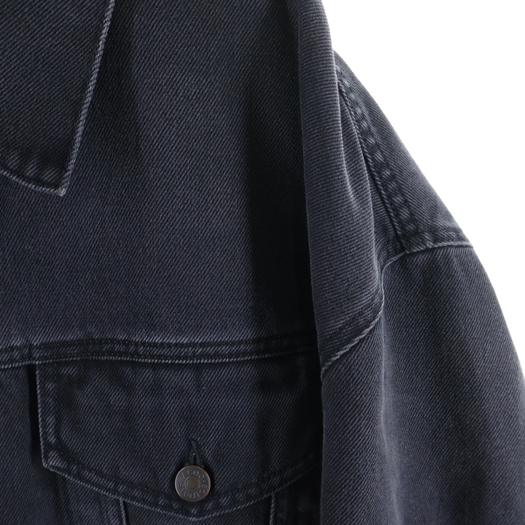 Acne Studios(アクネ ストゥディオズ) オーバーサイズ デニム ジャケット ブラック レディース