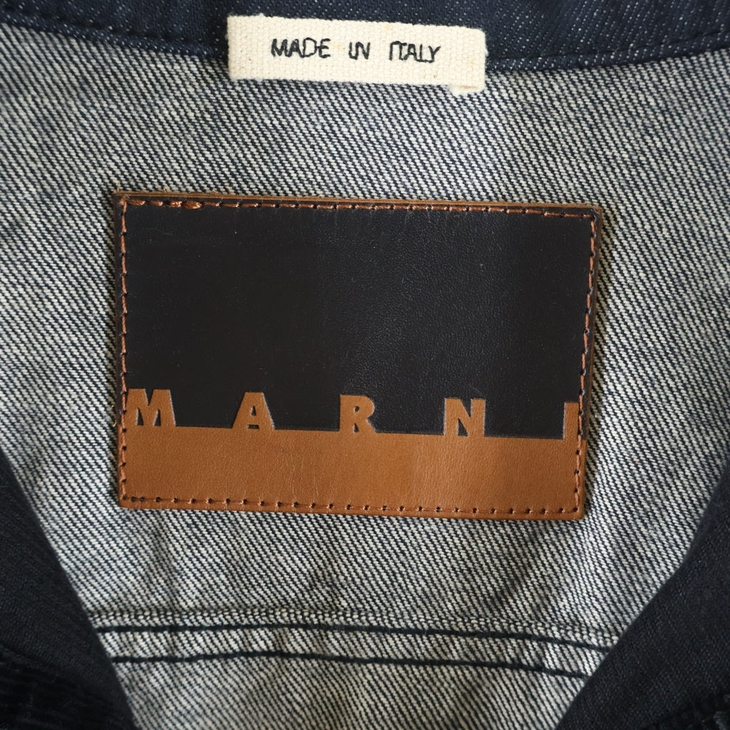 MARNI(マルニ) ジャケット アウター コーデュロイ デニム ブラック/ブルー レディース