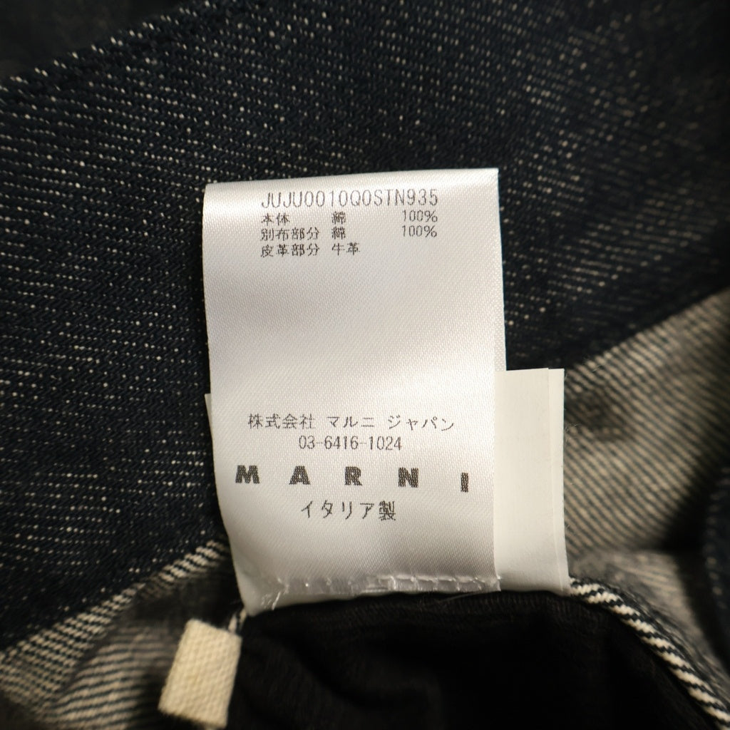MARNI(マルニ) ジャケット アウター コーデュロイ デニム ブラック/ブルー レディース