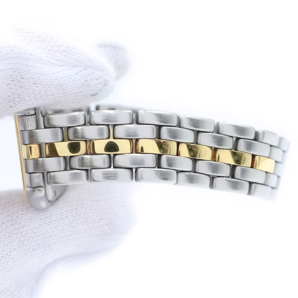 Cartier(カルティエ) パンテール SM 1ROW 1ロウ 腕時計 クォーツ 白文字盤 シルバー/イエローゴールド W25029B5 レディース