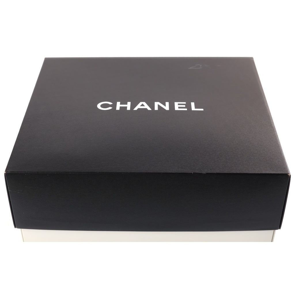 CHANEL(シャネル) パリビアリッツトートGM ハンドバッグ ココマーク ブラック シルバー金具 キャンバス×レザー レディース