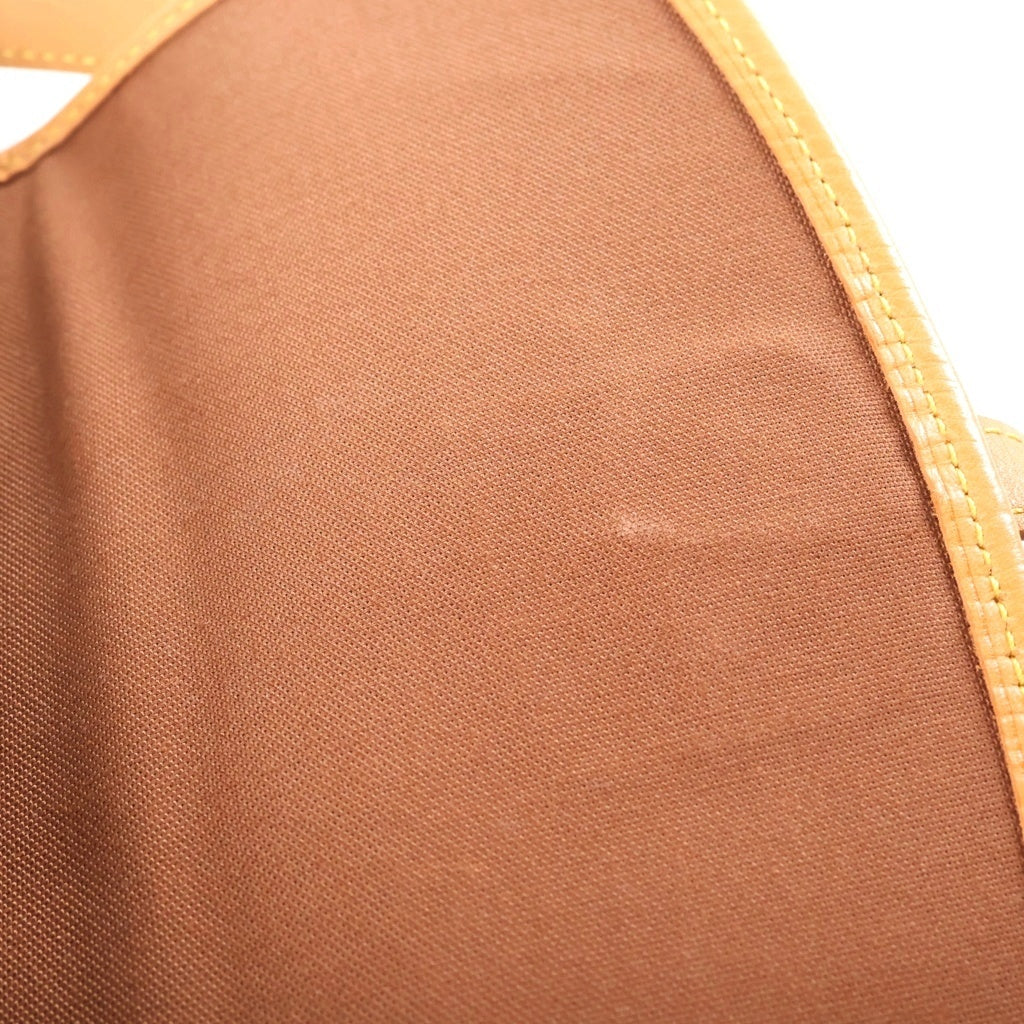 LOUIS VUITTON(ルイヴィトン) モノグラム ソローニュ ワンショルダーバッグ ブラウン レザー×PVC M42250 ゴールド金具 レディース