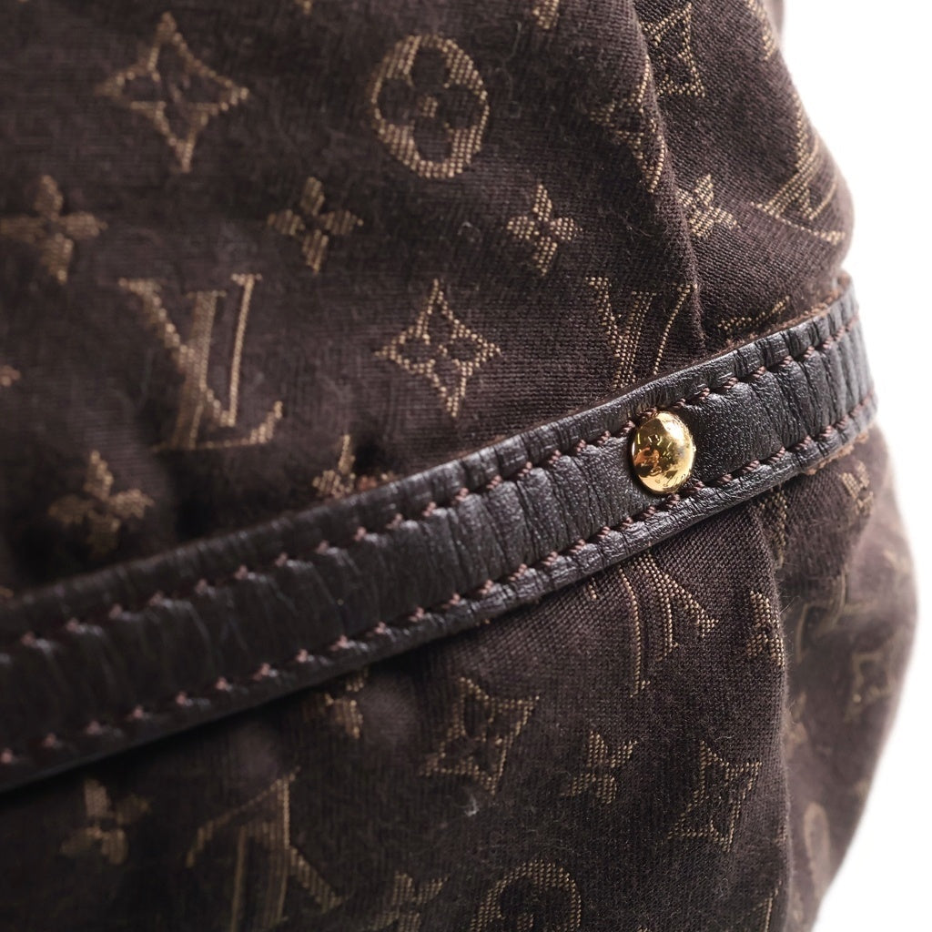 LOUIS VUITTON(ルイヴィトン) モノグラム イディール ファンタジー ハンドバッグ トートバッグ ブラウン レザー×キャンバス M40408 ゴールド金具 レディース
