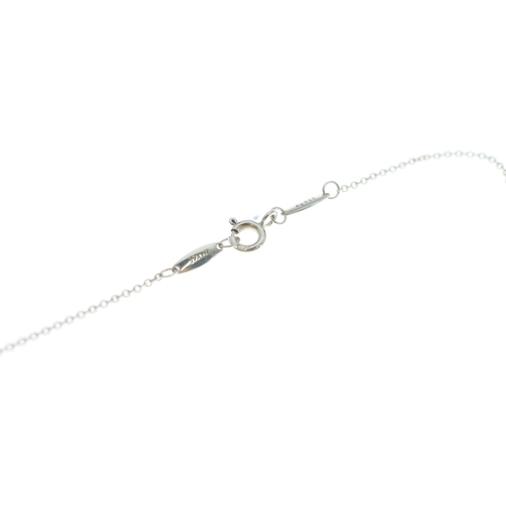 TIFFANY & Co.(ティファニー) エルサペレッティ バイザヤード ネックレス ペンダント チェーン アクアマリン SV925 シルバー×ライトブルー レディース