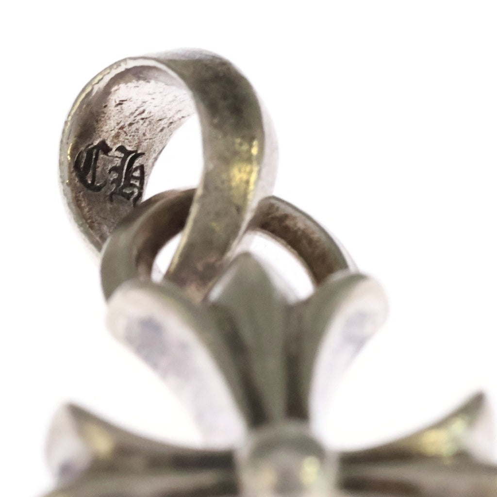 CHROME HEARTS(クロムハーツ) CH CRS SML W/BALE Wベイル スモールCHクロス ペンダントトップ シルバー BCA218