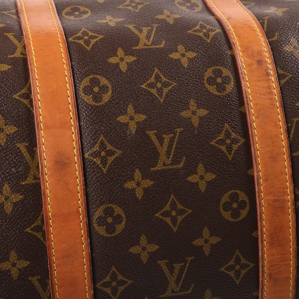 LOUIS VUITTON(ルイヴィトン) モノグラム キーポル55 ボストンバッグ ハンドバッグ PVC×レザー ブラウン M41424