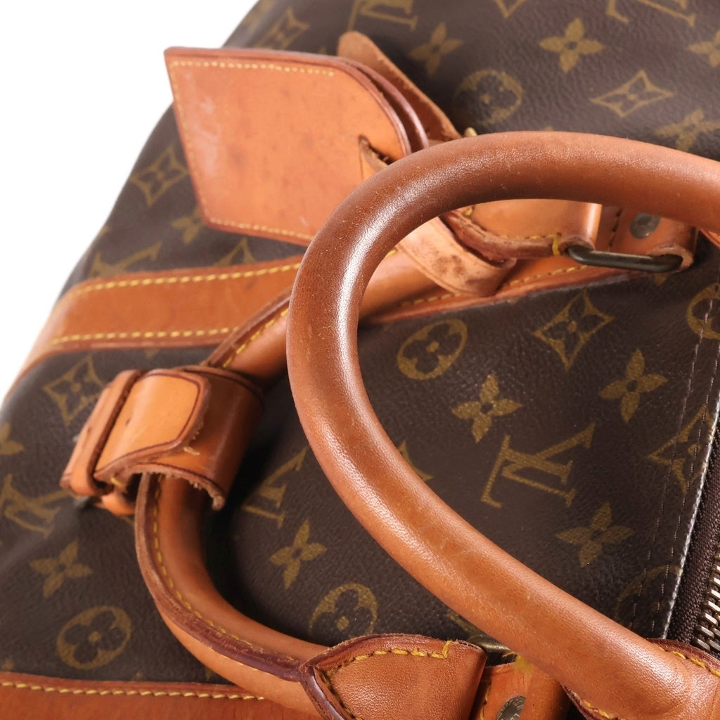 LOUIS VUITTON(ルイヴィトン) モノグラム キーポル55 ボストンバッグ ハンドバッグ PVC×レザー ブラウン M41424