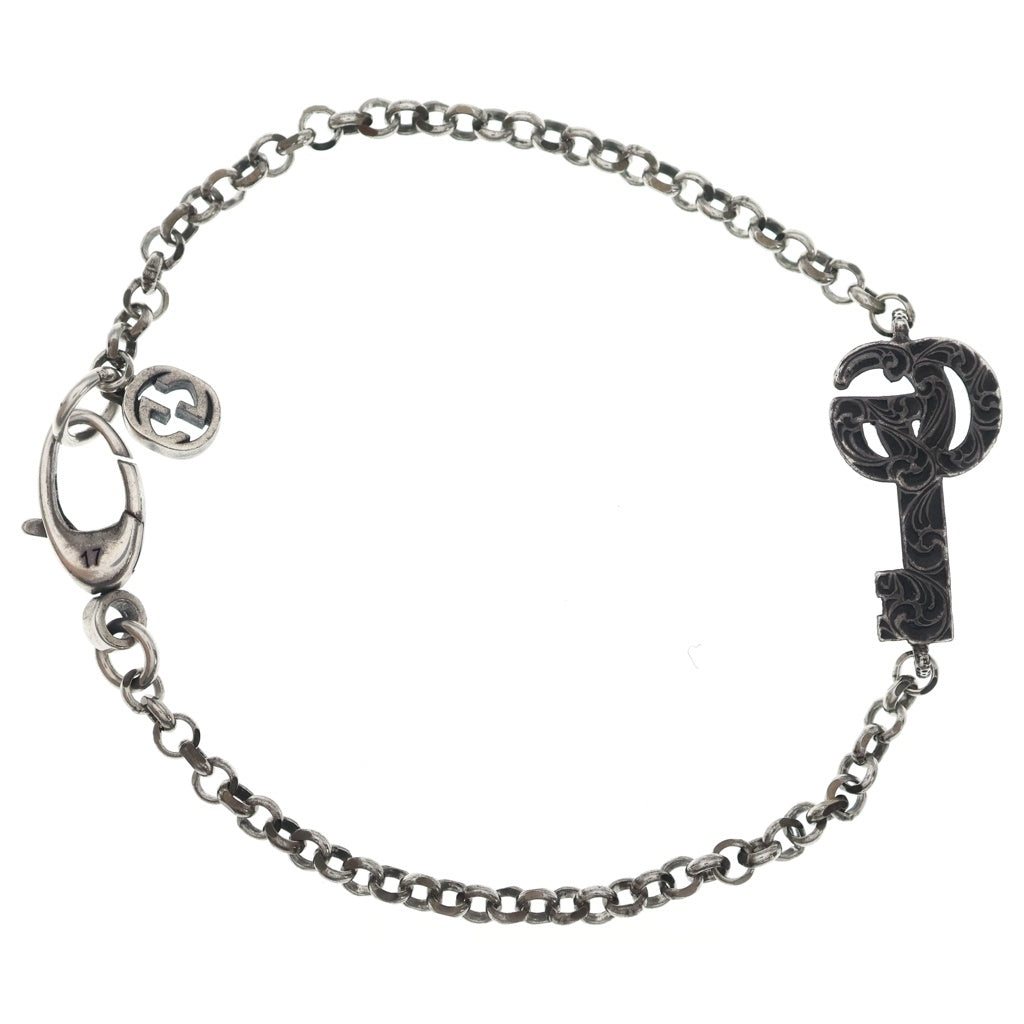 GUCCI(グッチ) ダブルG キーブレスレット Ag925 シルバー YBA632207001 レディース