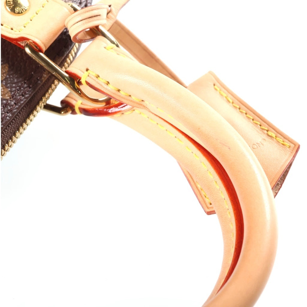 LOUIS VUITTON(ルイヴィトン) モノグラム アルマBB PVC レザー2WAY ハンドバッグ ショルダーバッグ ブラウン M53152 RFID レディース