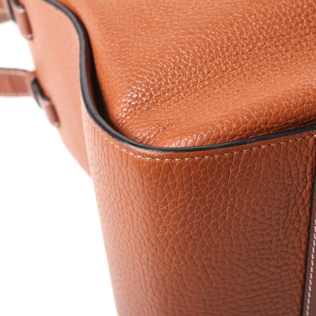 LOEWE(ロエベ) ハンモックミニ 2WAYショルダーバッグ ハンドバッグ ブラウン レザー ゴールド金具 レディース