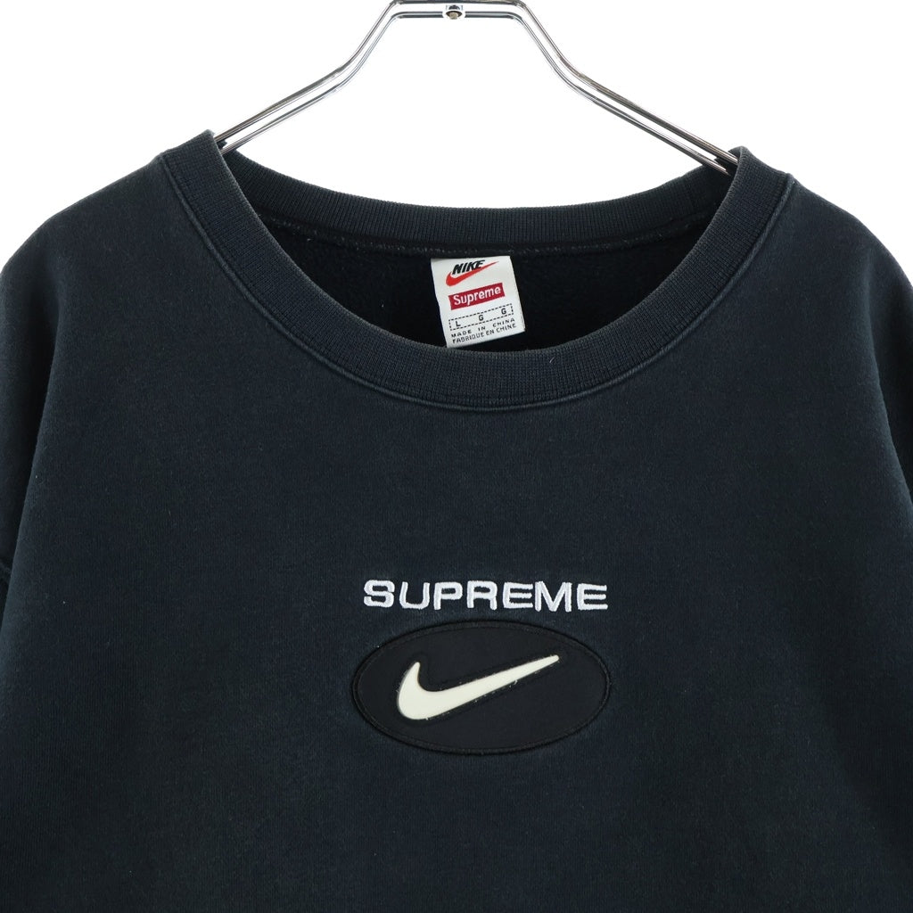 SUPREME(シュプリーム) ×SUPREME 20AW Jewel Crewneck ジュエル クルーネックスウェット トレーナー ブラック CW9699-010