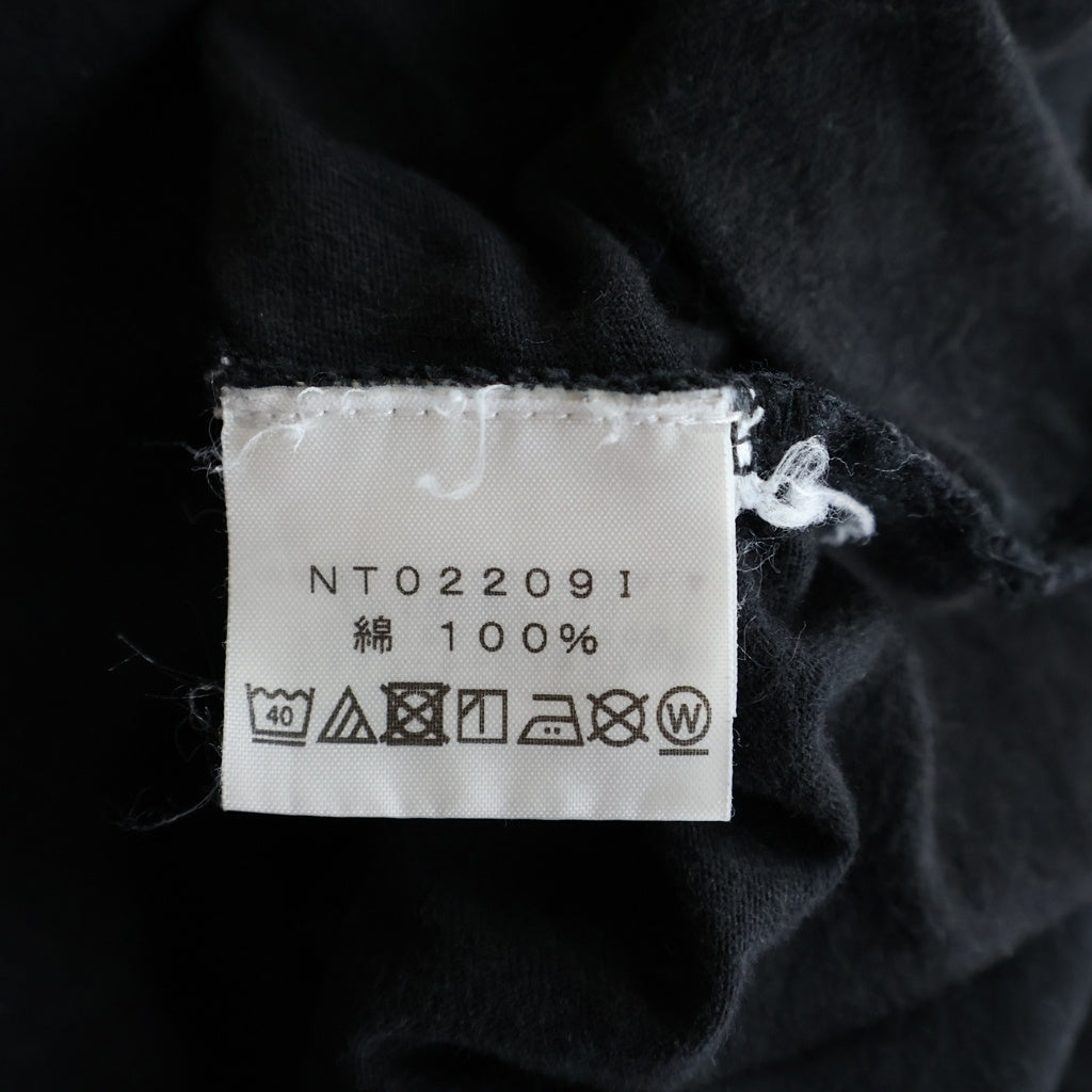 SUPREME(シュプリーム) ×The North Face Bandana Tee バンダナ ロゴ刺繍 コットン 半袖 Tシャツ カットソー #L ブラック/ブルー SP22 17002