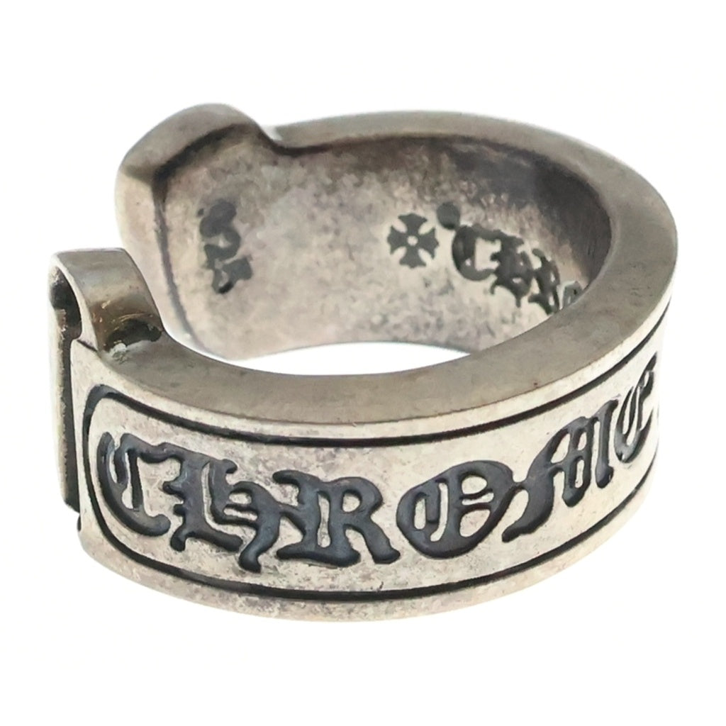 CHROME HEARTS(クロムハーツ) LG SCROLL LABEL ラージスクロールラベル リング シルバーBCA383