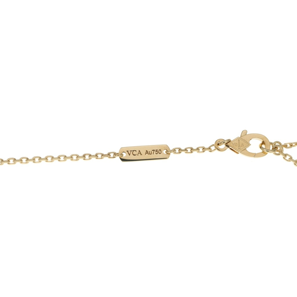 Van Cleef & Arpels(ヴァンクリーフアンドアーペル) ヴィンテージアルハンブラ ネックレス ペンダント K18イエローゴールド オニキス ブラック VCARA45800 レディース