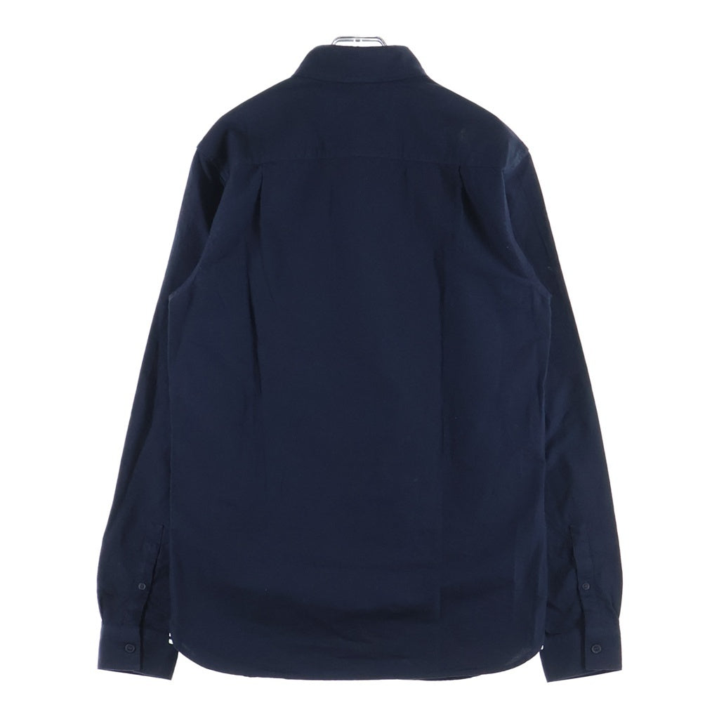 FRED PERRY(フレッドペリー) ローレルリース フロントロゴ刺繍 ボタン 長袖 シャツ #S ネイビー レディース