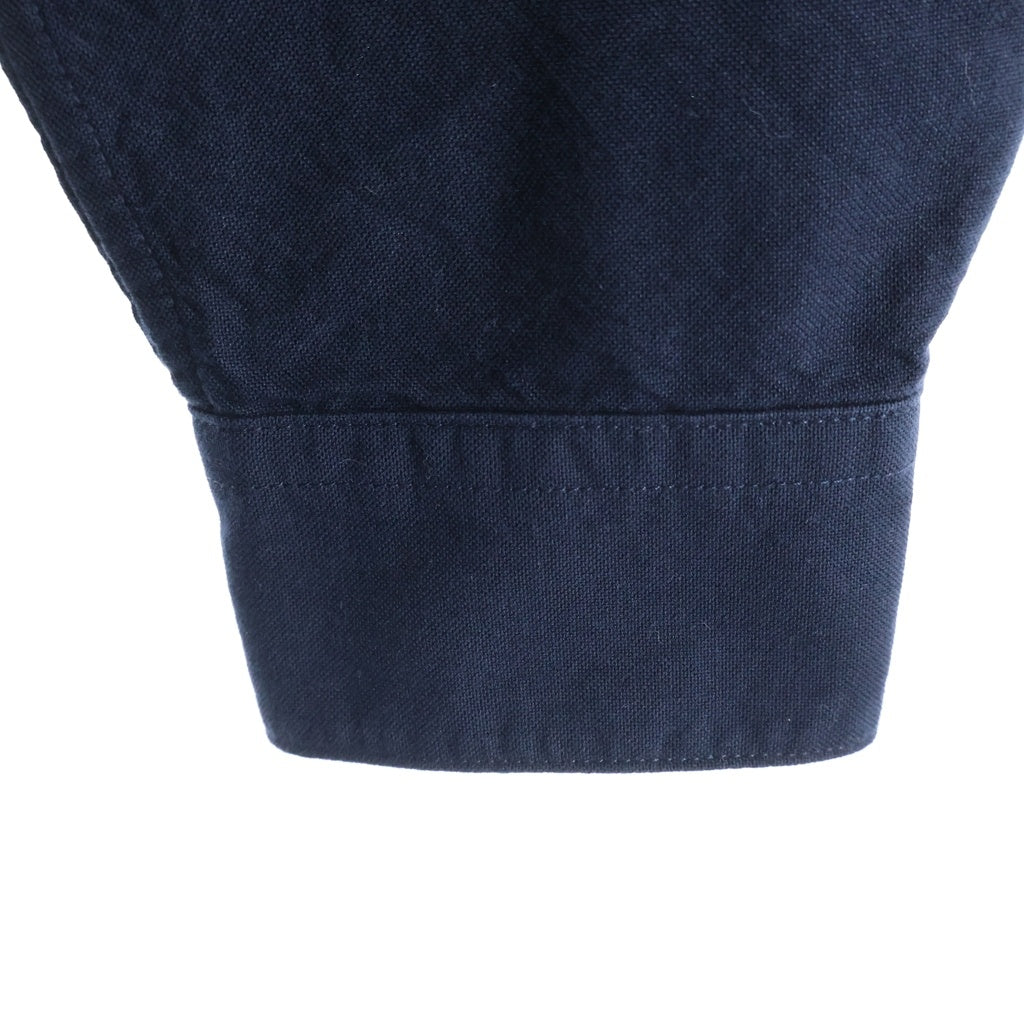 FRED PERRY(フレッドペリー) ローレルリース フロントロゴ刺繍 ボタン 長袖 シャツ #S ネイビー レディース
