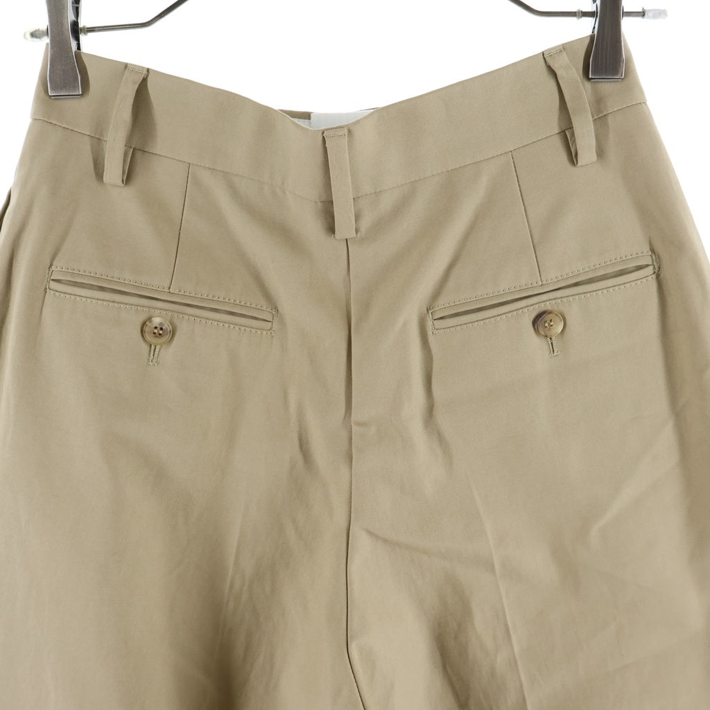 PRADA(プラダ) コットン カジュアルパンツ ボトムス スラックスパンツ #38 カーキ P272H