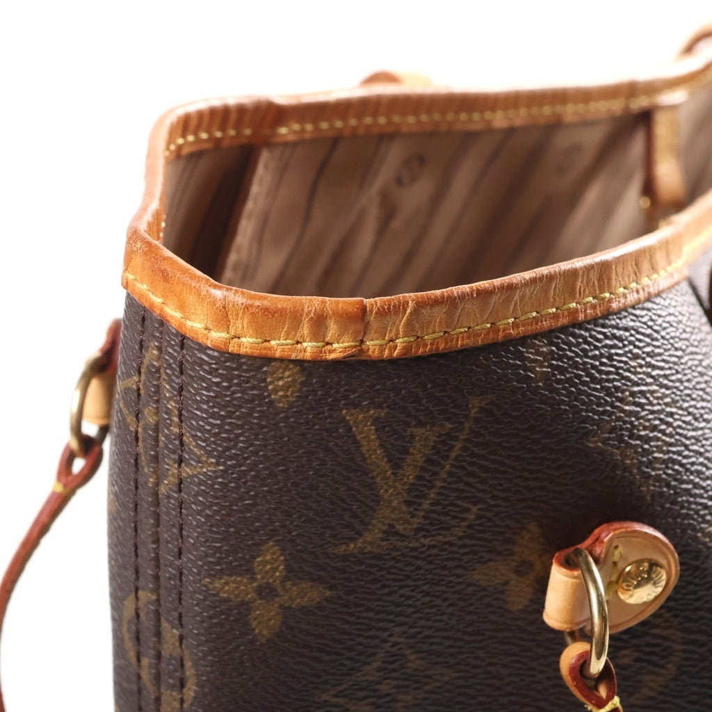 LOUIS VUITTON(ルイヴィトン) モノグラム ネヴァーフルMM トートバッグ ブラウン PVC×レザー M40156 レディース