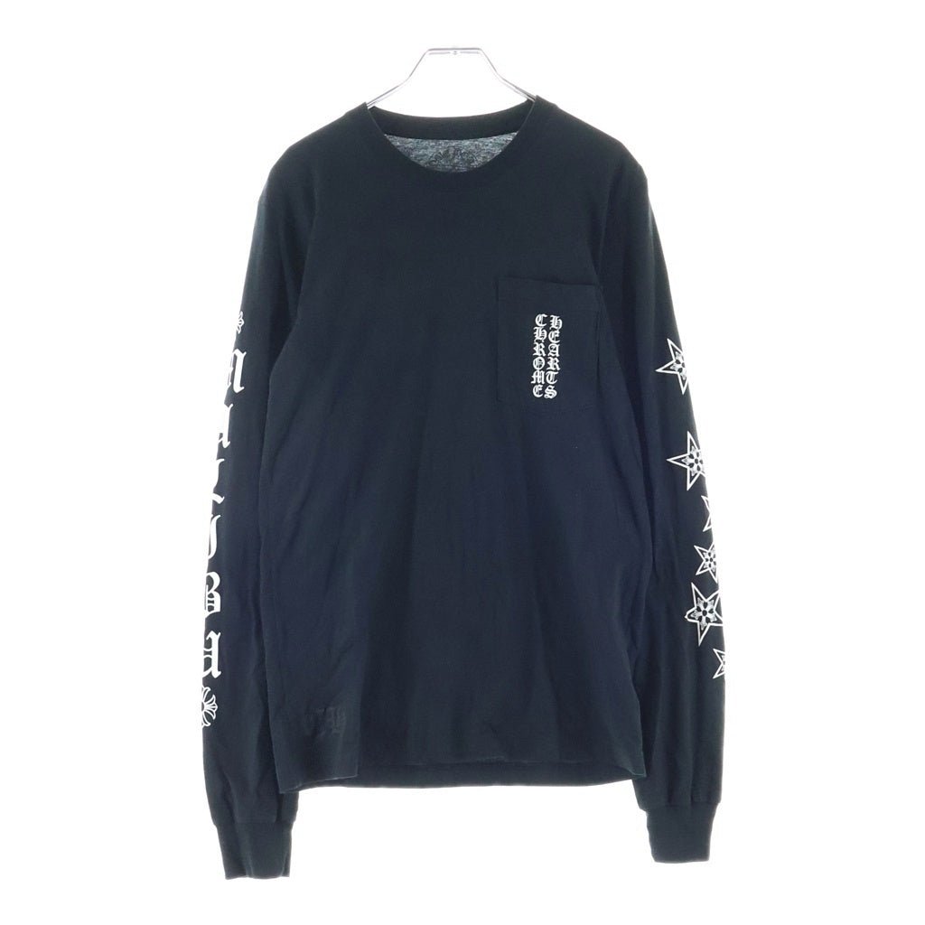 CHROME HEARTS(クロムハーツ) バックホースシュースターTシャツ カットソー ブラック #S